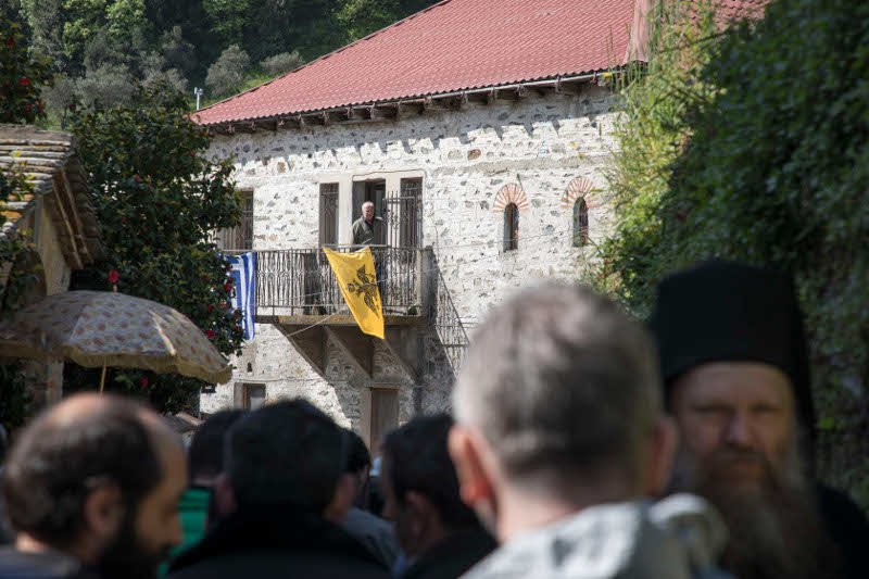 Λιτανεία της Εικόνας «Αξιον Εστί» στις Καρυές του Αγιου Όρους