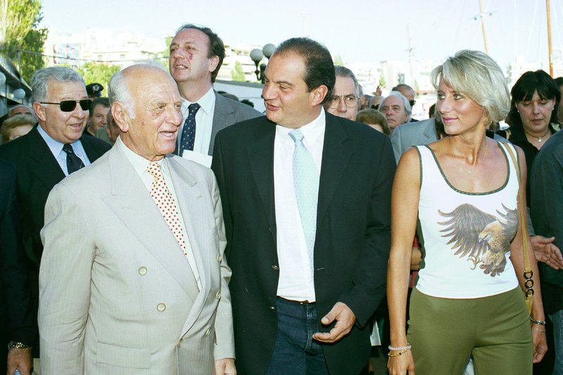 Αντώνης Λιβάνης με τον Κώστα και τη Νατάσα Καραμανλή