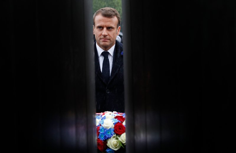 Εμανουέλ Μακρόν -Φωτογραφία: AP/Christophe Ena
