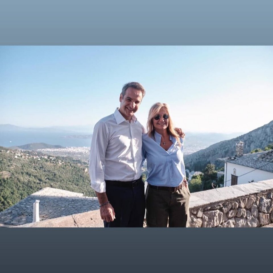 Η φωτογραφία που ανέβασε η κ. Μητσοτάκη στο Instagram από τον Βόλο