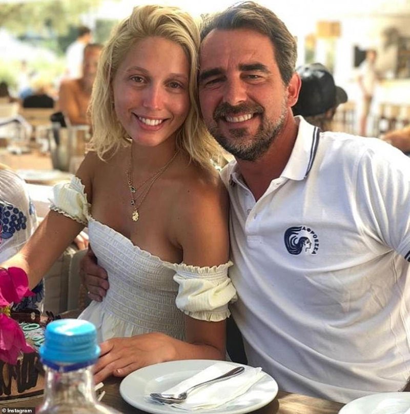 Η Μαρία Ολυμπία με τον Νικόλαο Γλίξμπουργκ