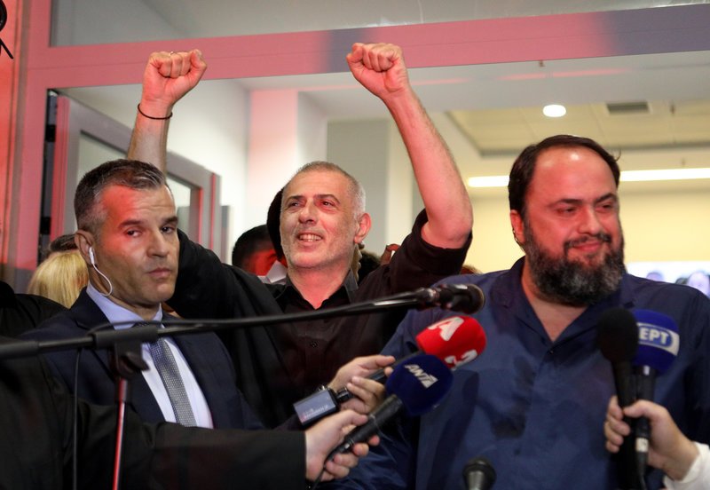Ο Γιάννης Μώραλης και ο Βαγγέλης Μαρινάκης