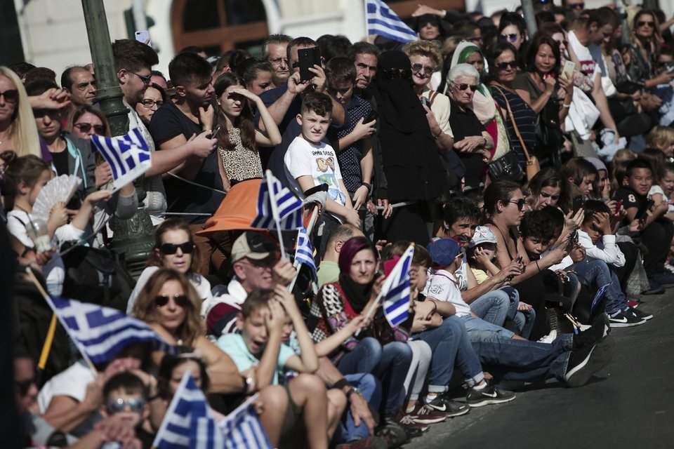 Πλήθος κόσμου στην Αθήνα