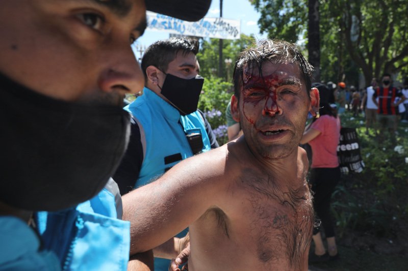 Ενταση στο Μπουένος Αϊρες /Φωτογραφία: AP Images