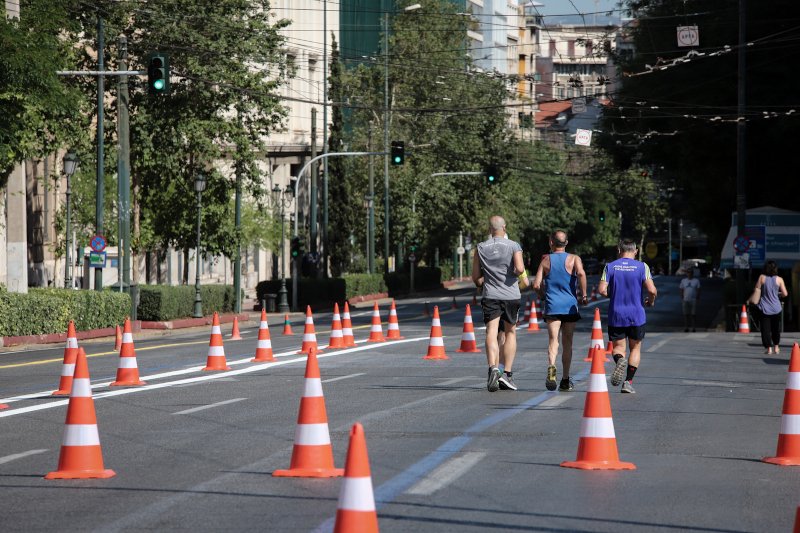 Μεγάλος Περίπατος της Αθήνας εργασίες στην Πανεπιστημίου