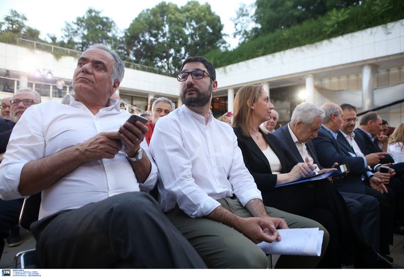 Πάνος Σκουρλέτης, Νάσος Ηλιόπουλος, Μ. Ξενογιαννακοπούλου, Φ. Κουβέλης