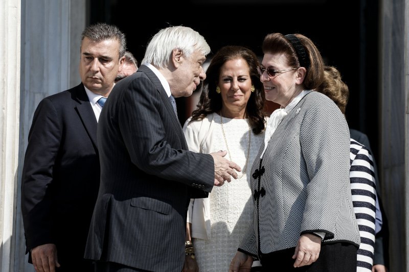 O Προκόπης Παυλόπουλος και η Λίνα Μενδώνη