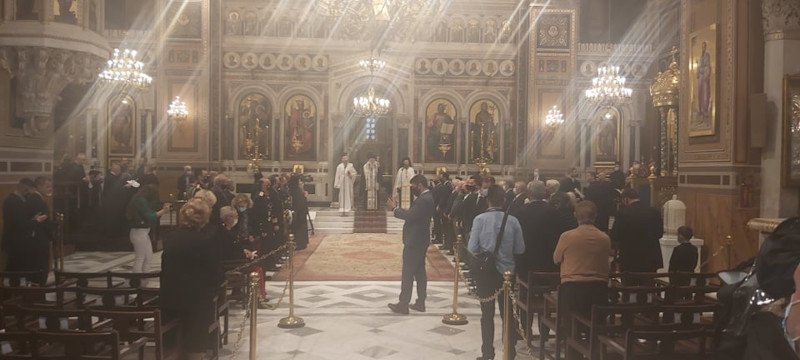28η Οκτωβρίου δοξολογία στη Μητρόπολη Αθηνών