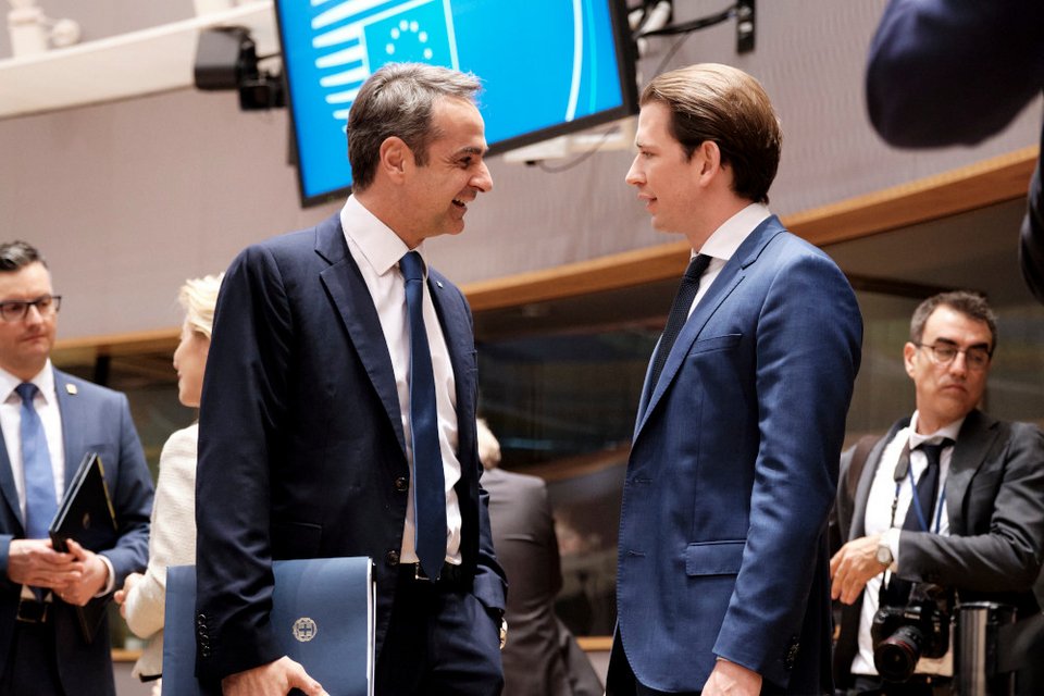 Τετ α τετ Μητσοτάκη - Κουρτς -Φωτογραφία: © European Union