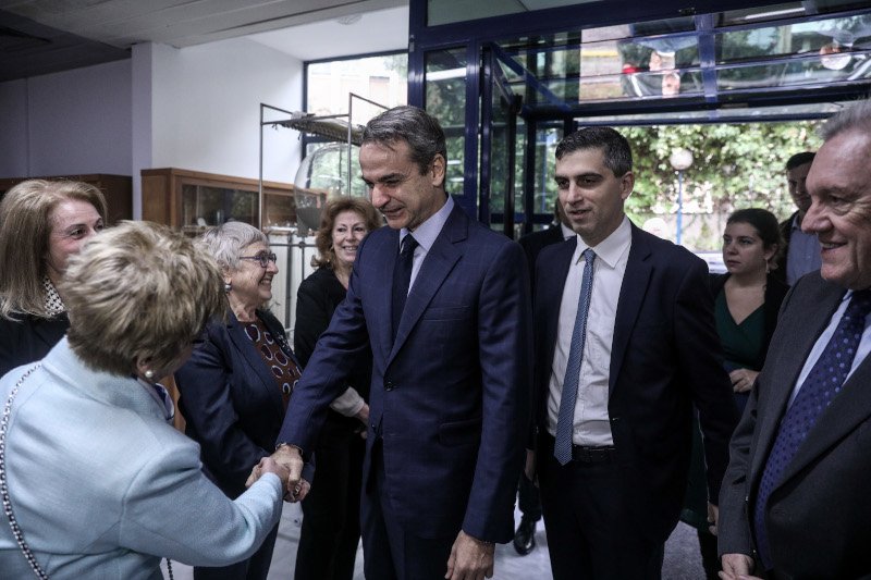 Ο πρωθυπουργός, Κυριάκος Μητσοτάκης στη συνεδρίαση του Εθνικού Συμβουλίου Ερευνας, Τεχνολογίας και Καινοτομίας
