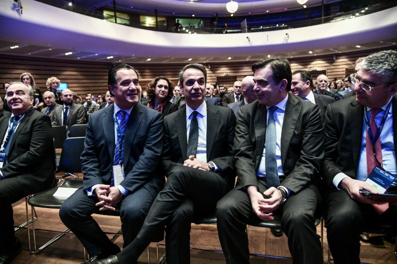 Αδωνις Γεωργιάδης, Κυριάκος Μητσοτάκης, Μαργαρίτης Σχοινάς
