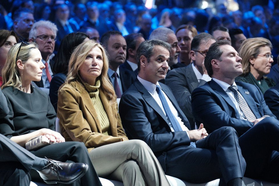 Κυριάκος Μητσοτάκης και Μαρέβα Μητσοτάκη -Φωτογραφία: Eurokinissi