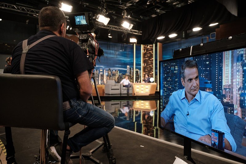 Ο Κυριάκος Μητσοτάκης στην εκπομπή του Γρηγόρη Αρναούτογλου -
