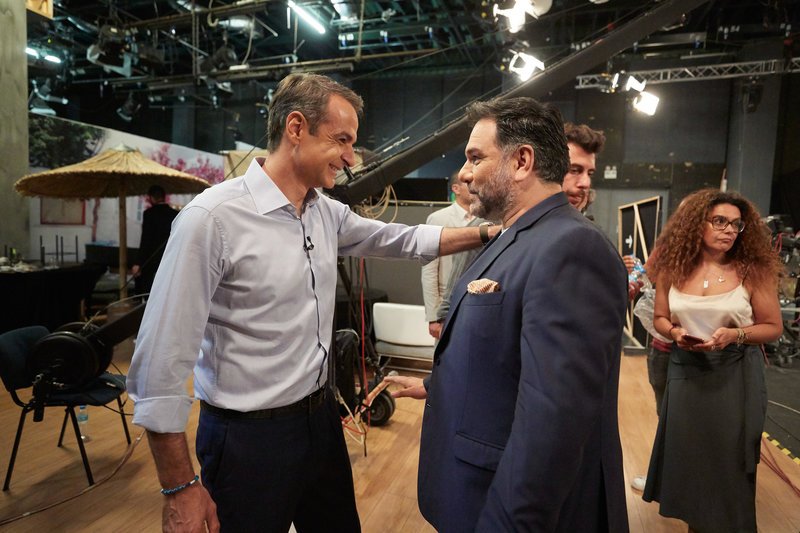 Κυριάκος Μητσοτάκης και Γρηγόρης Αρναούτογλου-