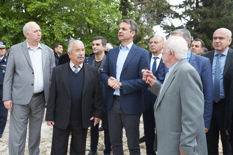 Ο Κυριάκος Μητσοτάκης στη Δράμα