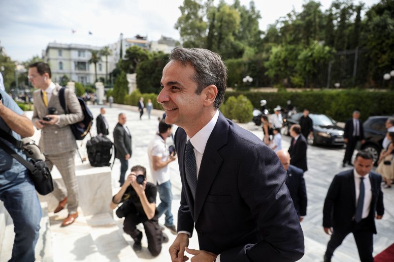 Κυριάκος Μητσοτάκης στην ορκωμοσία της βουλής