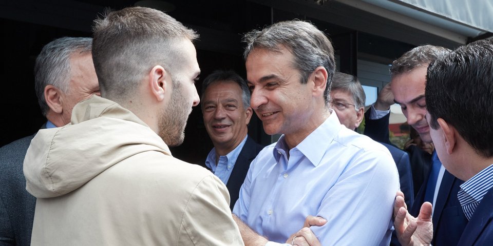 Θαυμαστής του άσου του Ολυμπιακού δήλωσε ο αρχηγός της ΝΔ / Φωτογραφία: Eurokinissi