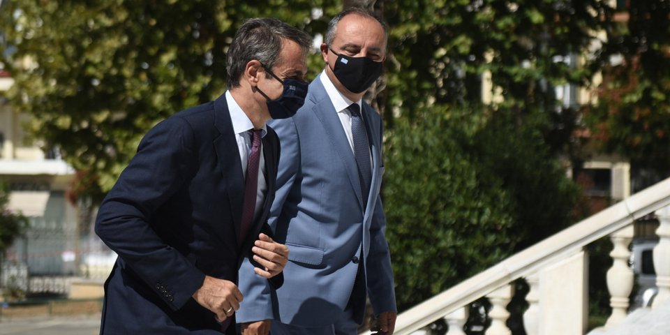Στη Θεσσαλονίκη ο Μητσοτάκης -Τι είπε όταν τους είδε όλους με μάσκες -Φωτογραφία: Intimenews/ΠΑΠΑΝΙΚΟΣ ΓΙΑΝΝΗΣ