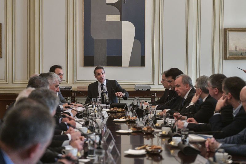 Συνάντηση Πρωθυπουργού με το Δ.Σ της ΚΕΔΕ στο Μέγαρο Μαξίμου/ Φωτογραφία: EUROKINISSI/ΤΑΤΙΑΝΑ ΜΠΟΛΑΡΗ