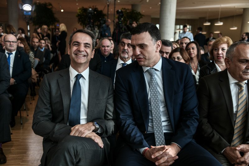 Κυριάκος Μητσοτάκης και Βασίλης Κικίλιας