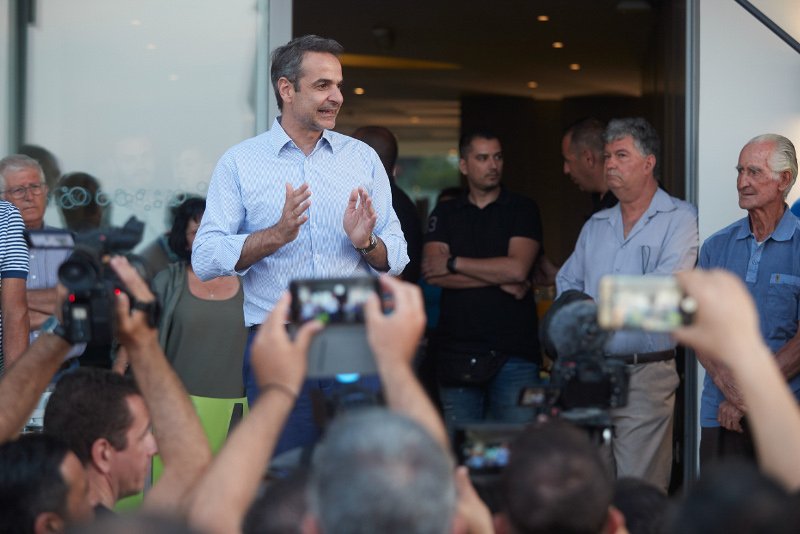 Ο Κυριάκος Μητσοτάκης στην Κω