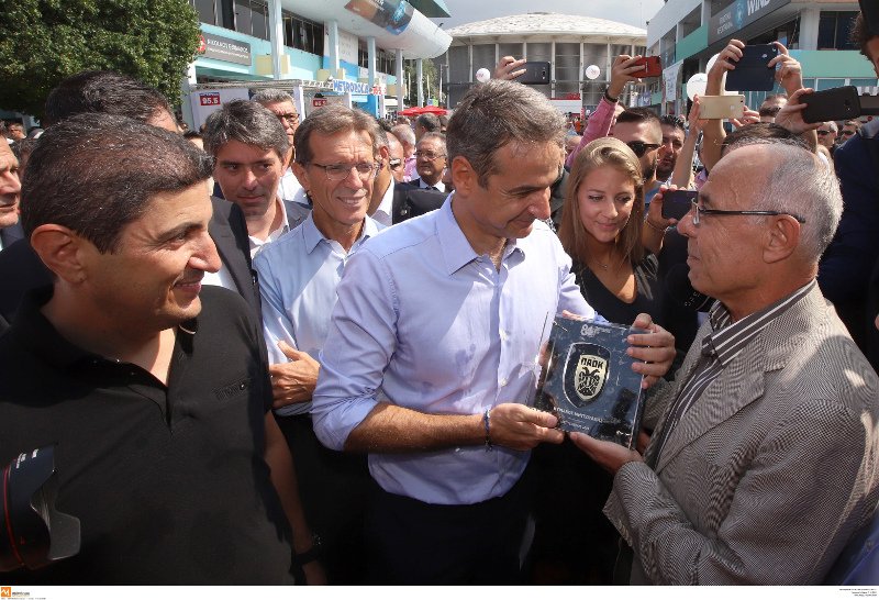 Ο Κυριάκος Μητσοτάκης με τον Γιώργο Κούδα