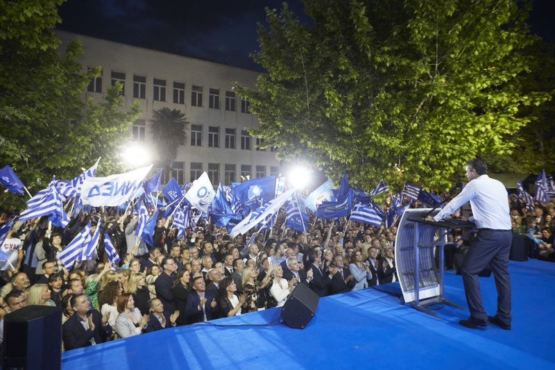 «Αυτή η συγκέντρωση θυμίζει κάτι από τα παλιά» είπε ο πρόεδρος της ΝΔ στη Λάρισα