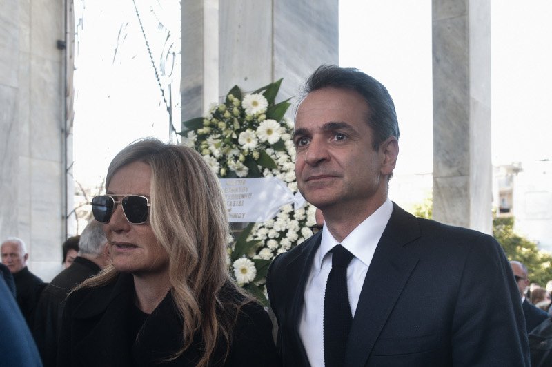 Ο Κυριάκος Μητσοτάκης με τη σύζυγό του, Μσρέβα
