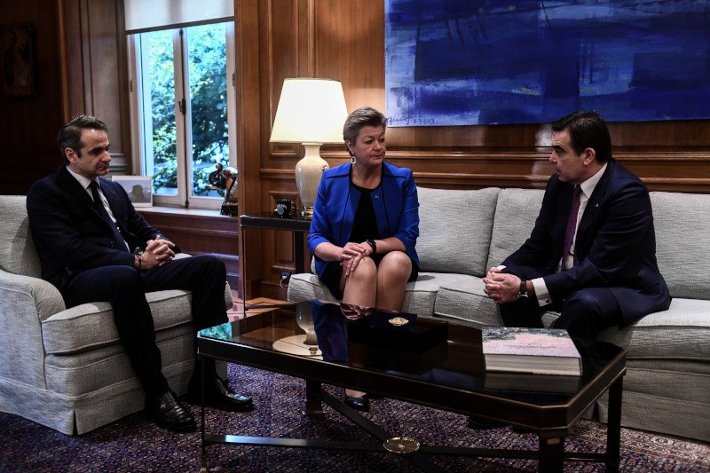 Μητσοτάκης Σχοινάς Γιόχανσον