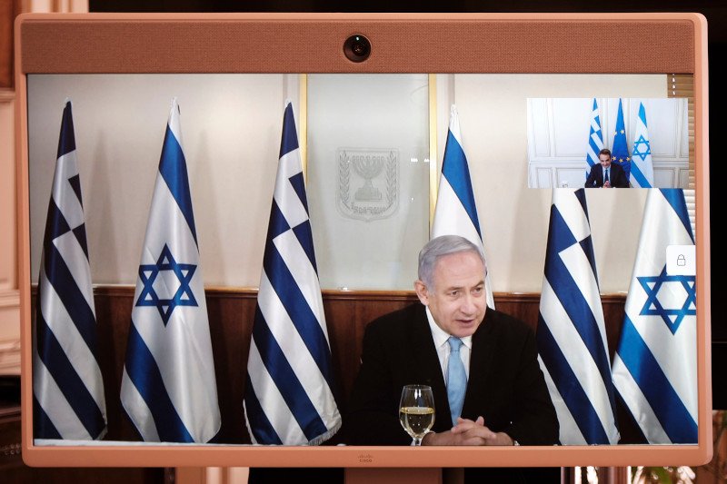Και ο Νετανιάχου είχε δίπλα του το ποτήρι με το λευκό κρασί