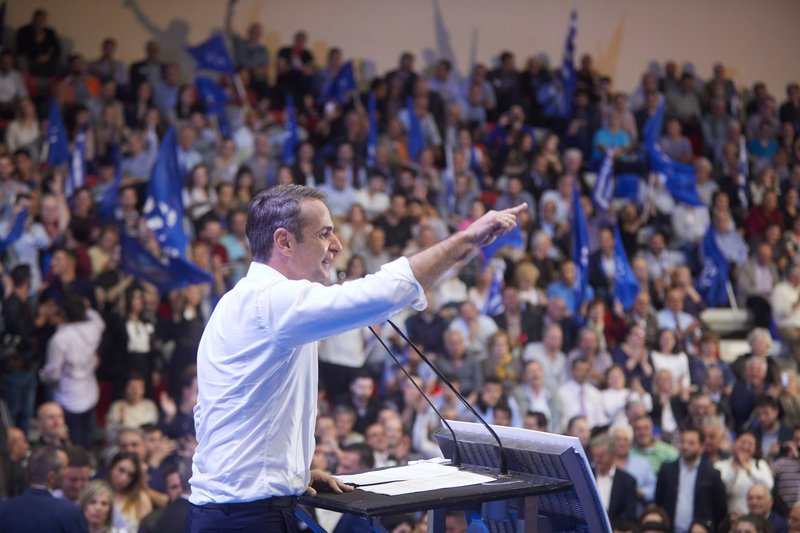 Από την Πάτρα ο Κυριάκος Μητσοτάκης μίλησε για τις δεσμεύσεις της ΝΔ
