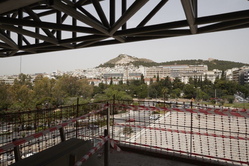 Με πυρετώδεις ρυθμούς συνεχίζονται οι εργασίες επέκτασης της Εθνικής Πινακοθήκης-Φωτογραφία: ΓτΠ/Δημήτρης Παπαμήτσος