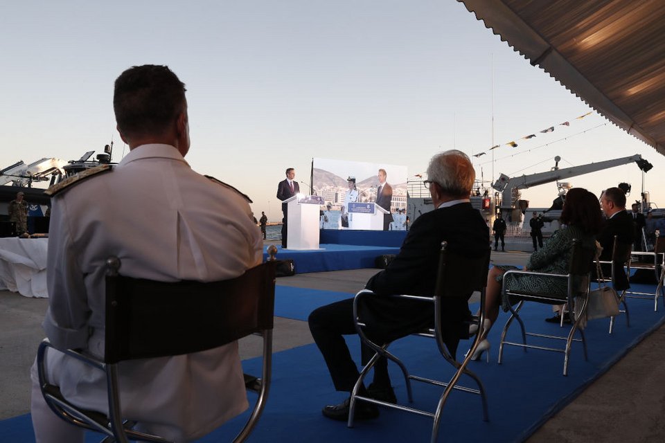 Η ομιλία του Κυριάκου Μητσοτάκη για την παραλαβή νέου ταχύπλοου από το Λιμενικό Σώμα