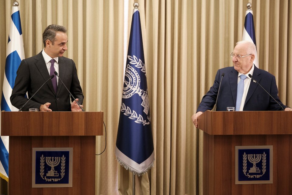 Συνάντηση Μητσοτάκη με τον Πρόεδρο του Ισραήλ