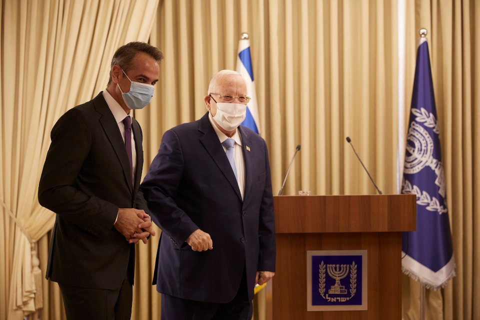 Συνάντηση Μητσοτάκη με τον Πρόεδρο του Ισραήλ