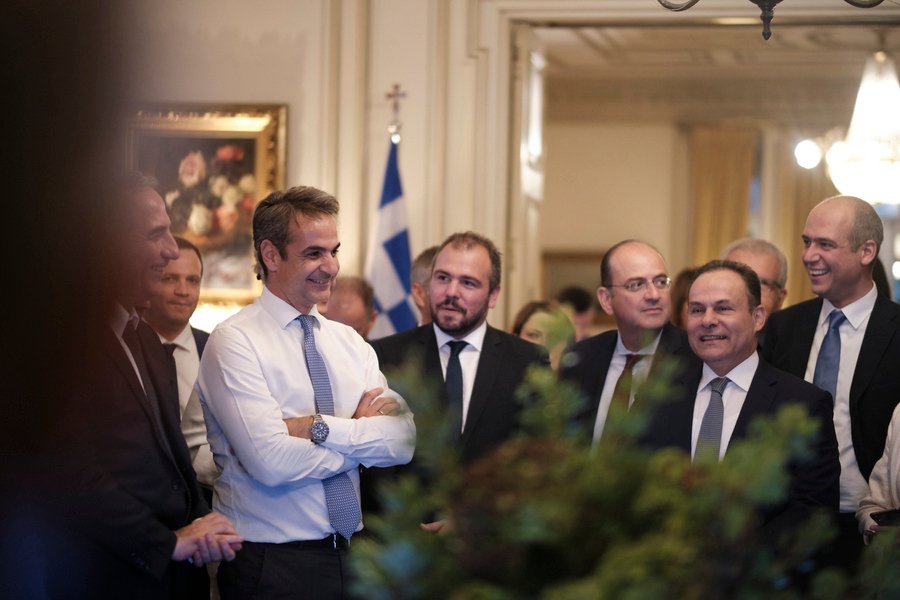 Συνάντηση Μητσοτάκη με 80 περίπου πρωτοεκλεγέντες βουλευτές της ΝΔ