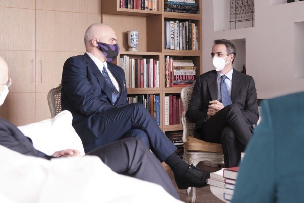 Κυριάκος Μητσοτάκης και Εντι Ράμα