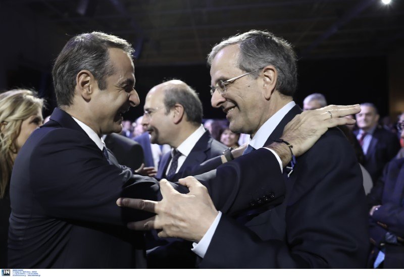 Κυριάκος Μητσοτάκης και Αντώνης Σαμαράς