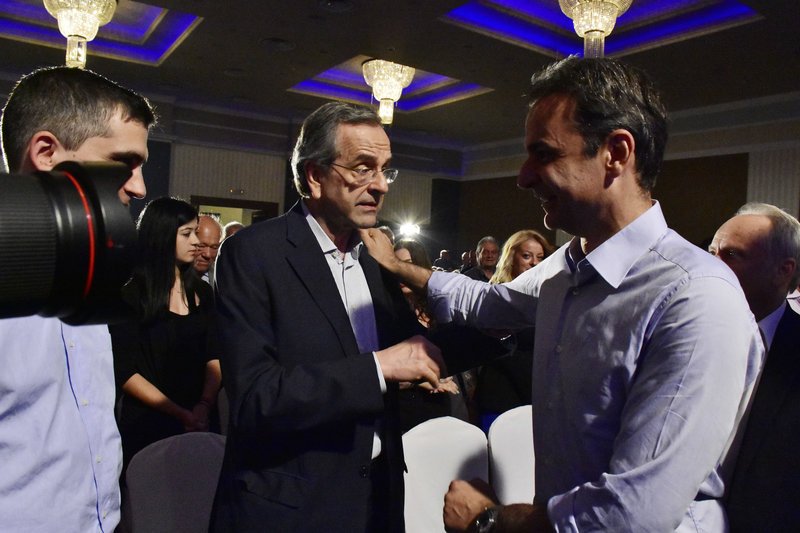 Αντώνης Σαμαράς και Κυριάκος Μητσοτάκης