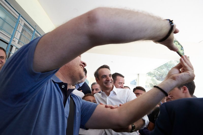Selfie με τον Κυριάκο Μητσοτάκη