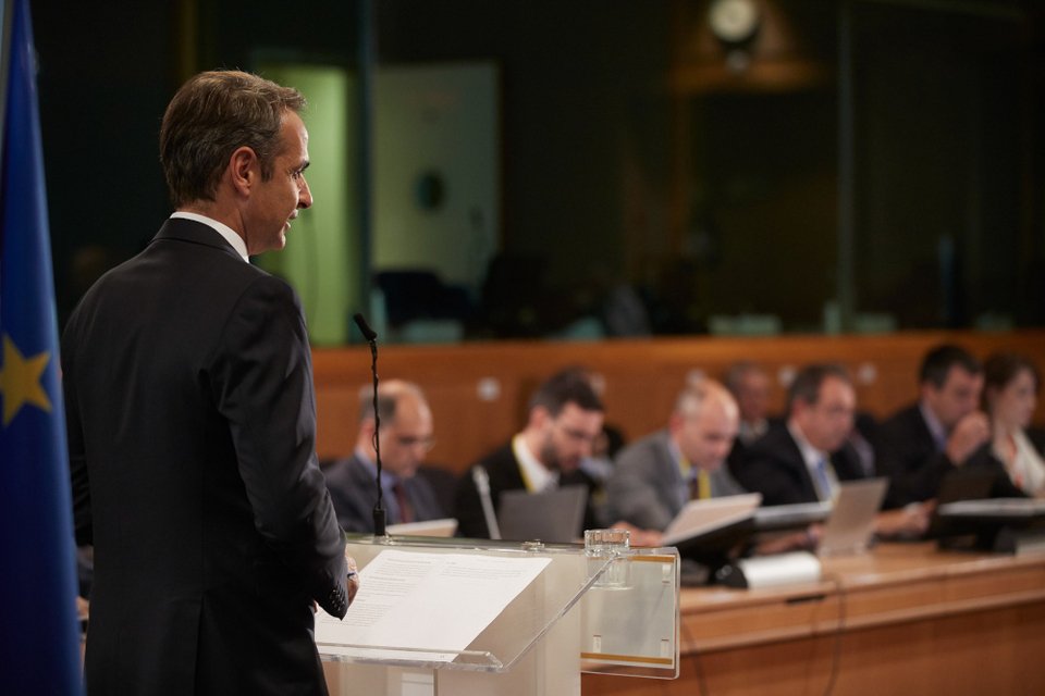 Μητσοτάκης συνέντευξη Τύπου Βρυξέλλες
