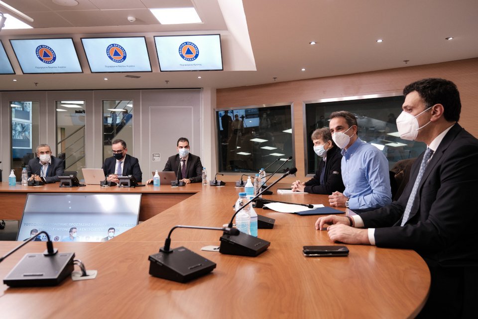 Ο Κ. Μητσοτάκης έκανε λόγο για ένα πολυσύνθετο εγχείρημα / Φωτογραφία: Eurokinissi/ΓΡ. ΤΥΠΟΥ ΠΡΩΘΥΠΟΥΡΓΟΥ/ΔΗΜΗΤΡΗΣ ΠΑΠΑΜΗΤΣΟΣ