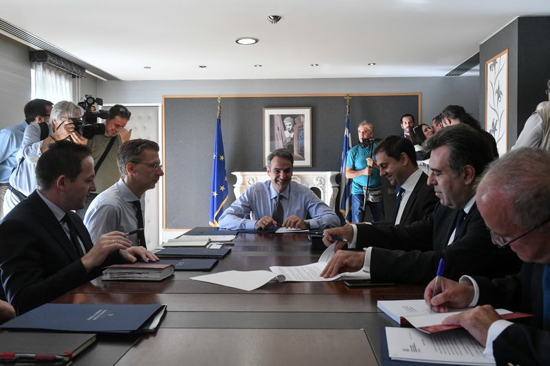 Κυριάκος Μητσοτάκης στο υπουργείο Τουρισμού