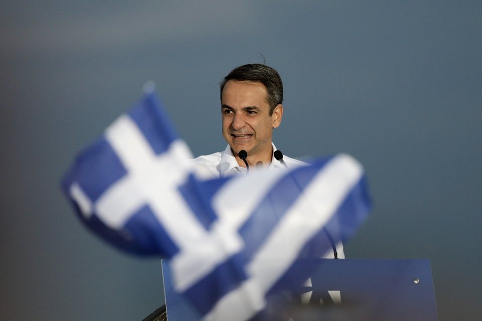 Ο Κυριάκος Μητσοτάκης στην ομιλία του στη Θεσσαλονίκη