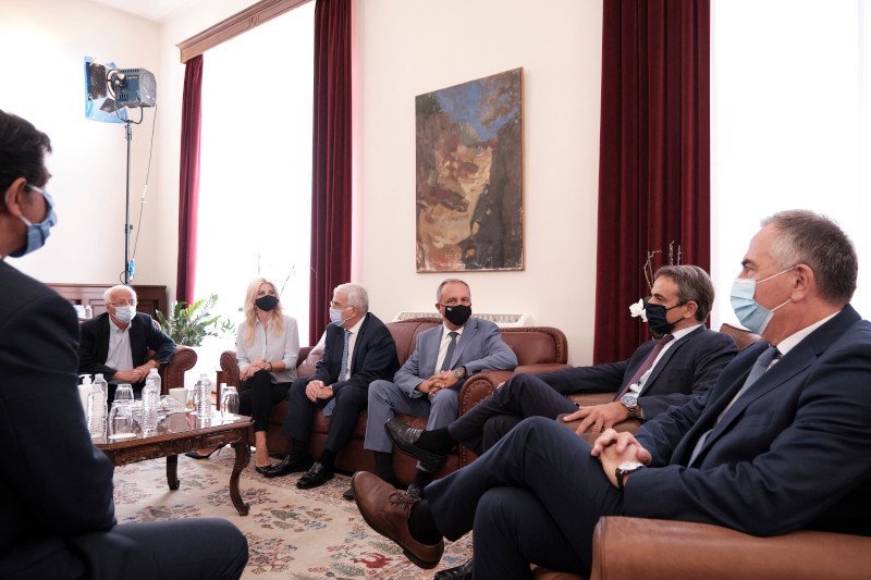Ευρεία σύσκεψη υπό τον Πρωθυπουργό στη Θεσσαλονίκη/ Φωτογραφία: Γραφείο Τύπου Πρωθυπουργού