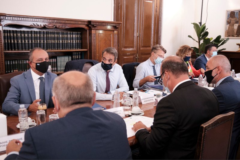 Ο Κ. Μητσοτάκης στη Θεσσαλονίκη/ Φωτογραφία: Γραφείο Τύπου Πρωθυπουργού