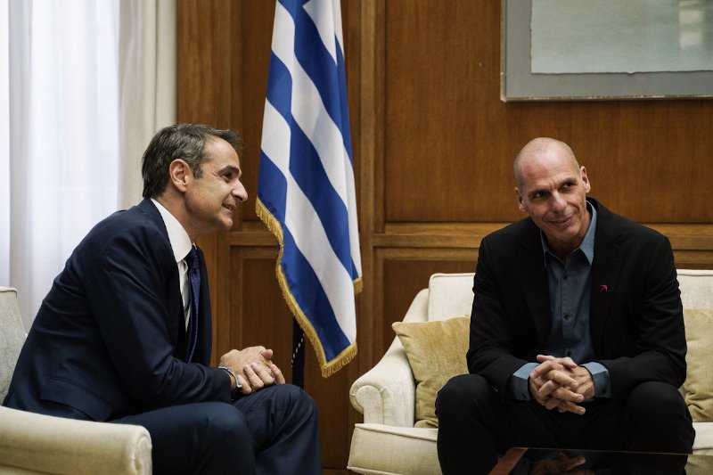 Μητσοτάκης και Βαρουφάκης