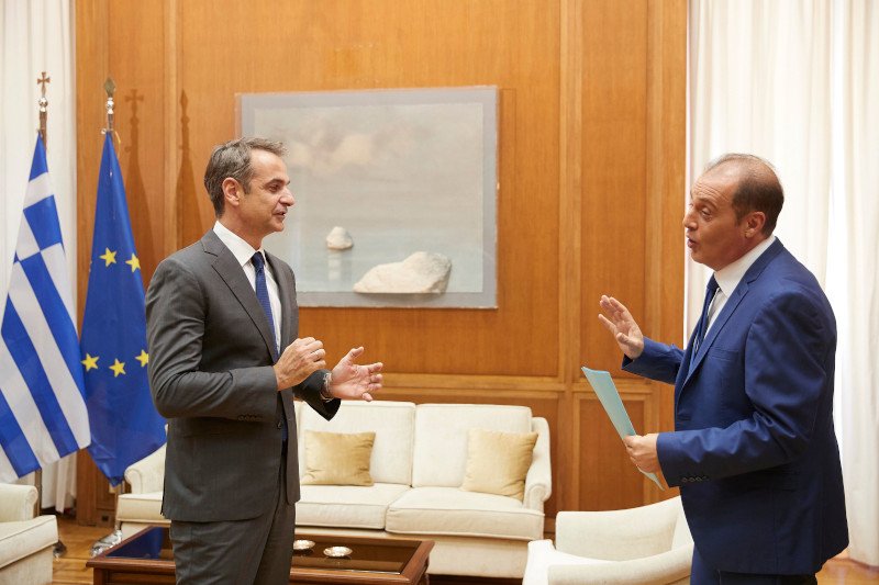 Κυριάκος Μητσοτάκης και Κυριάκος Βελόπουλος