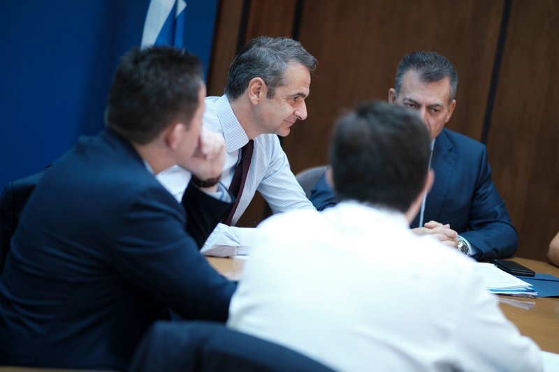 Από τη σύσκεψη στο υπουργείο Εργασίας