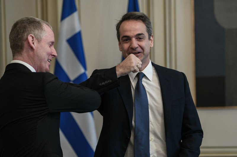Μήνυμα πρόληψης από τον Κυριάκο Μητσοτάκη για τον κορωνοϊό /Φωτογραφία: EUROKINISSI/ΜΙΧΑΛΗΣ ΚΑΡΑΓΙΑΝΝΗΣ